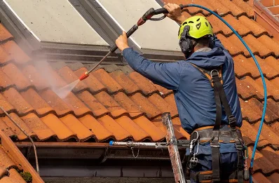 Démoussage et hydrofuge de toiture à Ballans
